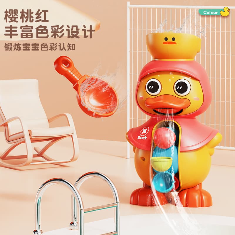 Interactive toy play in water 8