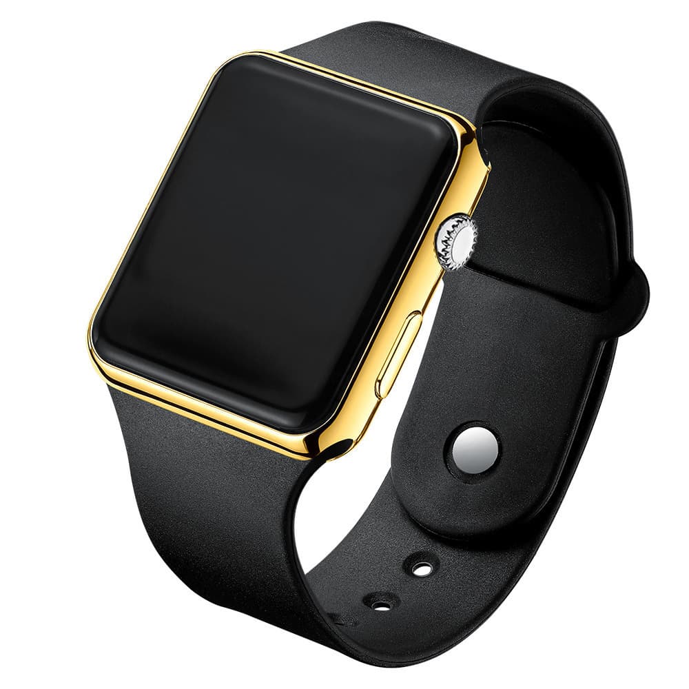 Apple, fashionable universal square waterproof watch for adults, electronic sunglasses