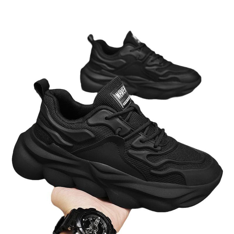 Men's shoes new versatile lightweight and breathable men's thick sole high-end trendy dad's shoes spring casual running sports shoes 5