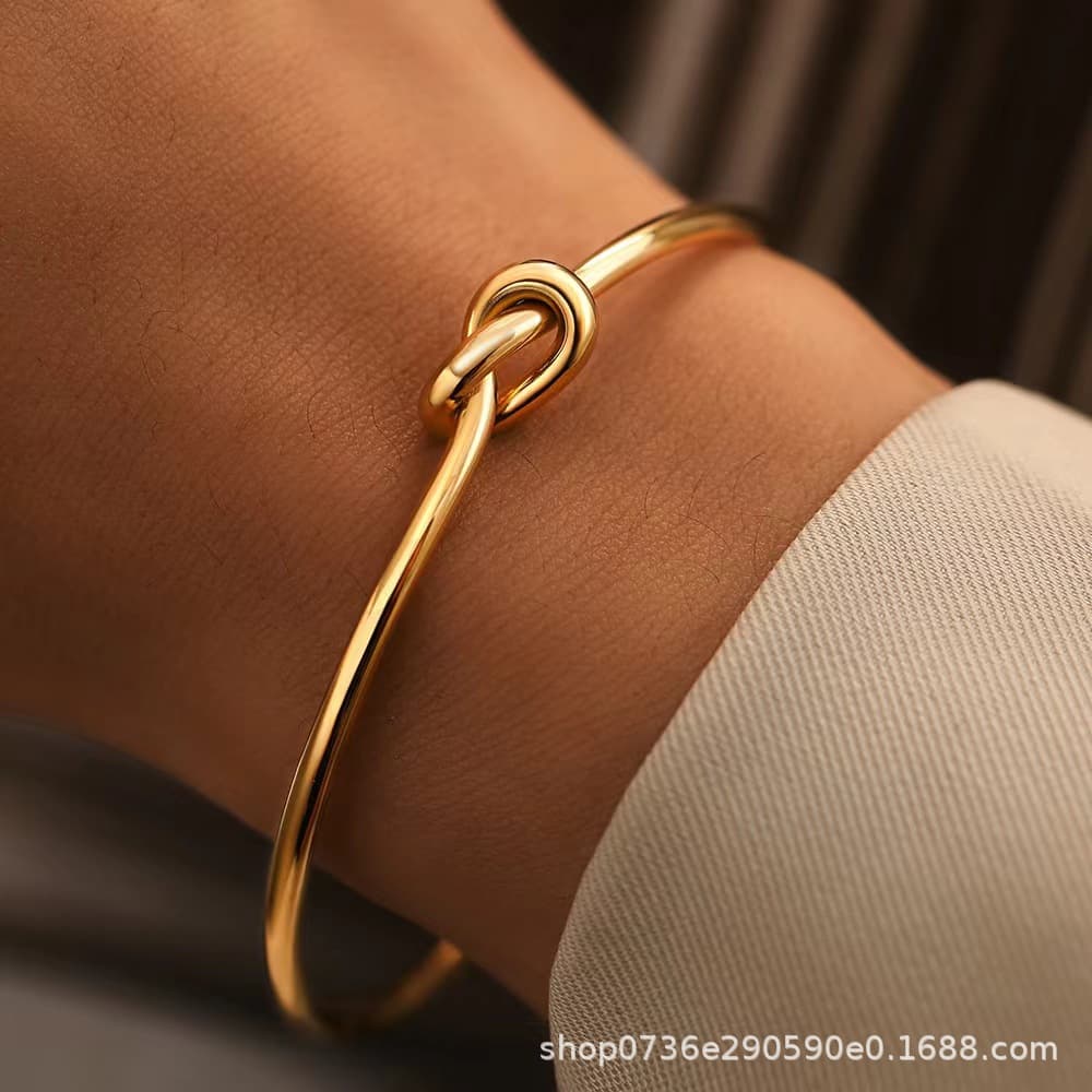 (Cross-border trading), women's bracelet, jewelry stainless steel, accessory, European style, does not fade, high-quality style, simple and elegant design 2