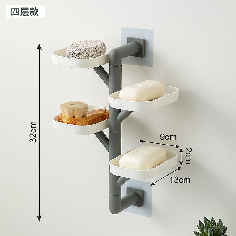 Soap holder, wall drying rack 8