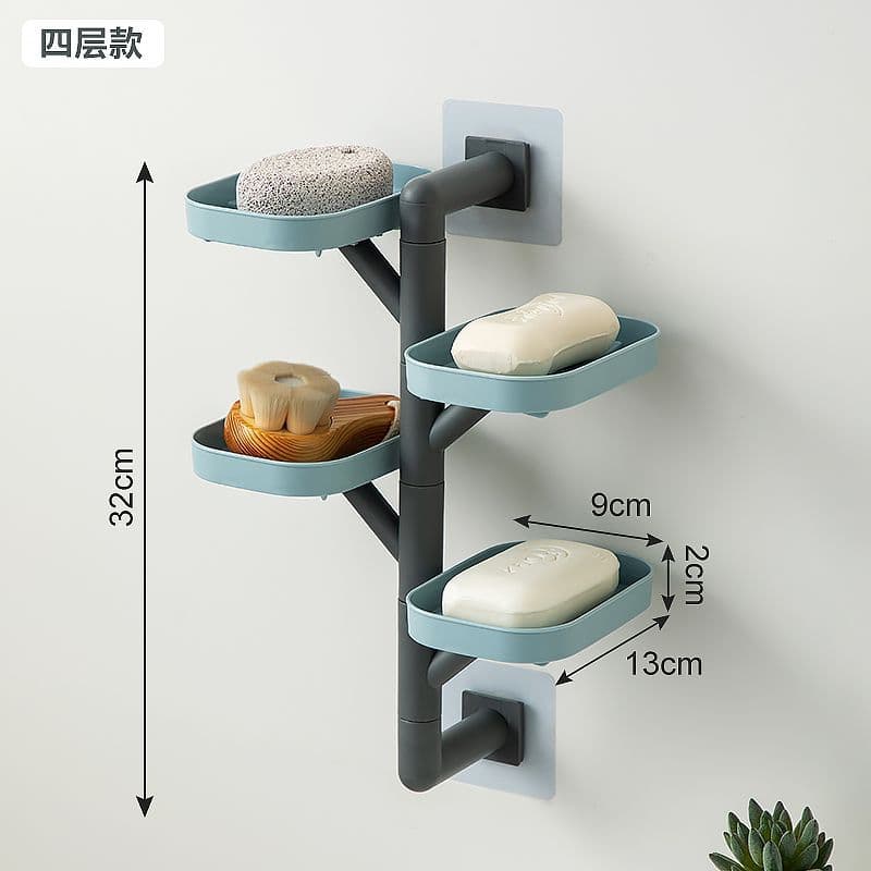 Soap holder, wall drying rack 9