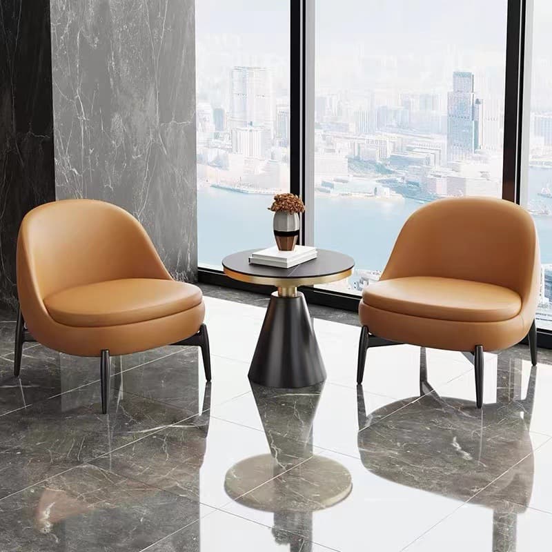 Nordic negotiation tables and chair group coffee shop business sales office reception sofa chair balcony beauty salon single chair 1