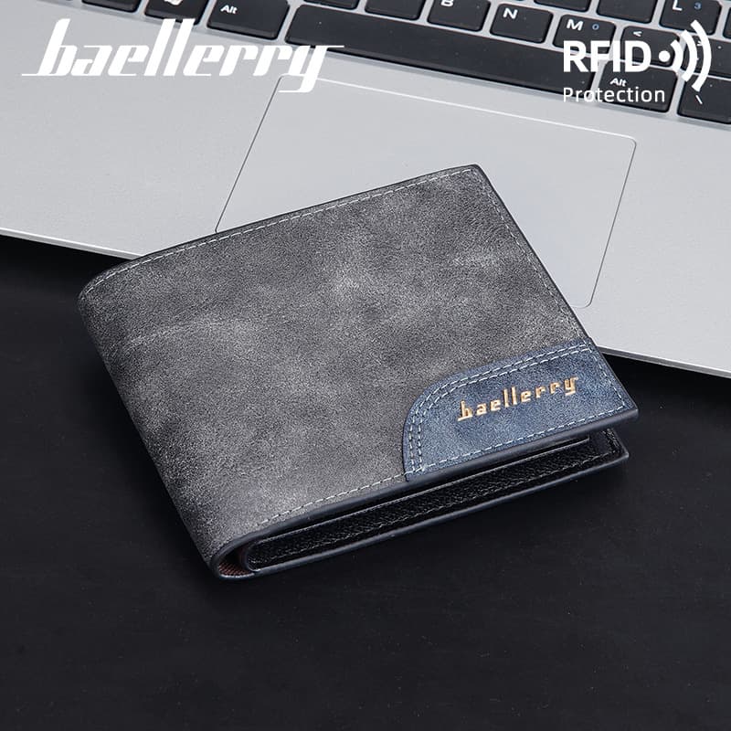 (Cross-border trading), short retro minimalistic matte wallet 3