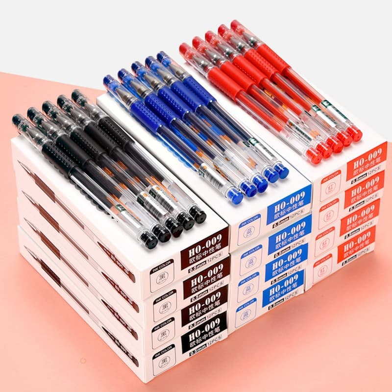 Quick dry black rollerball pen for students, 0.5mm 3