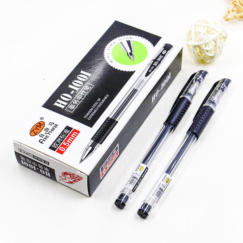 Quick dry black rollerball pen for students, 0.5mm 1