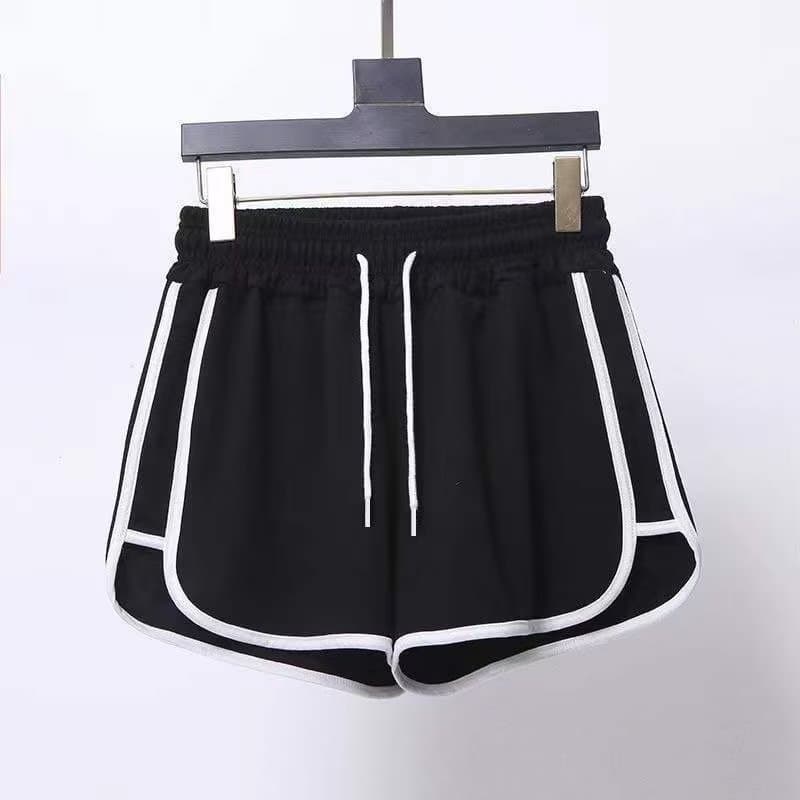 Sports shorts, trousers, yoga clothing, high waist, loose fit, Korean style 3