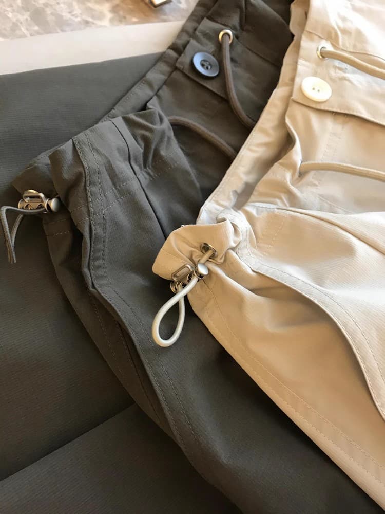 Travel sports dynamic trousers, drawstring, oversize 1