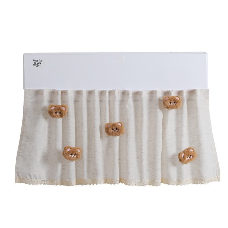 Central air-conditioning windshield door curtain baby curtain cover gauze installation-free air-conditioning cover baby protection installation-free 5