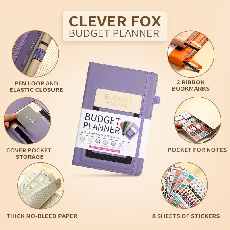 Budget book with expenditure tracking notebook without date management and financial planner to control your money 4