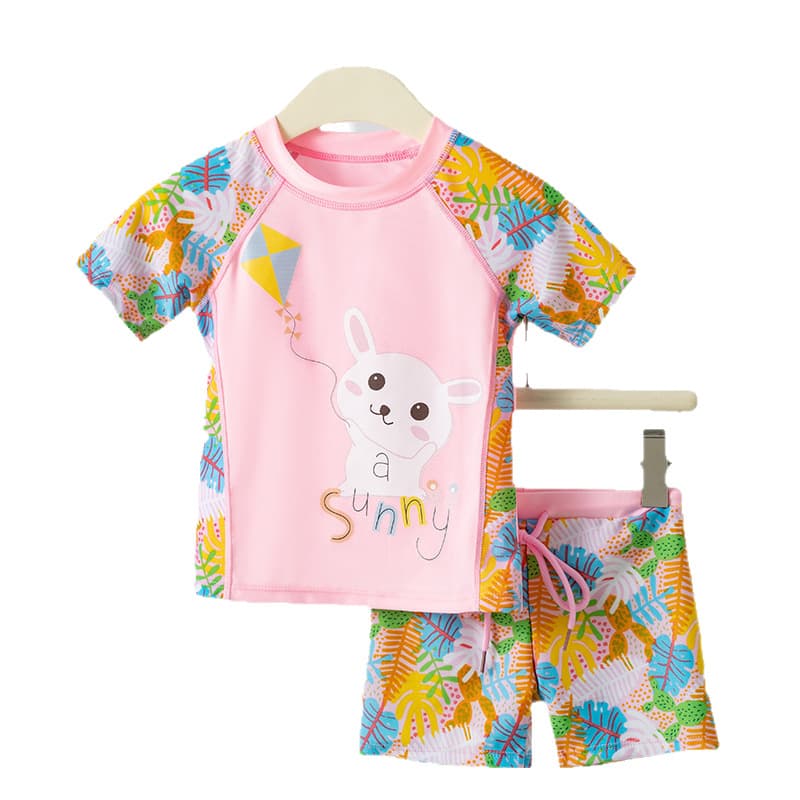 Children's swimwear for boys, cartoon split trousers for students for swimming, for teenagers 5