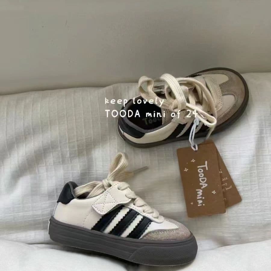Children's casual trend universal GAT shoes, sneakers with velcro, suitable for spring and autumn, 2026 years 4