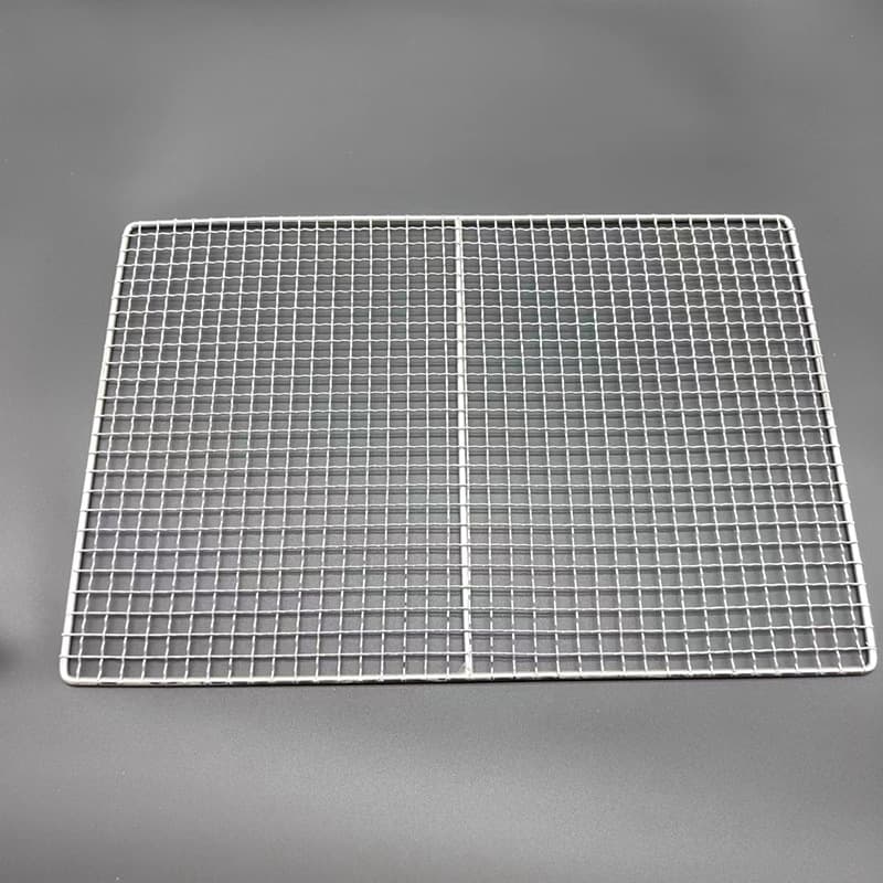 Barbecue net, galvanized barbecue mesh with coarse grilled meat mesh stainless steel barbecue mesh square -shaped barbecue net wholesale 3