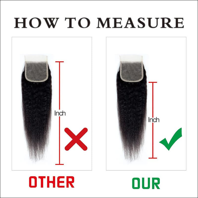 4*4 Lace Closure Human Hair - Transparent Lace Front 5