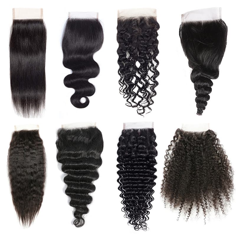 4*4 Lace Closure Human Hair - Transparent Lace Front 1