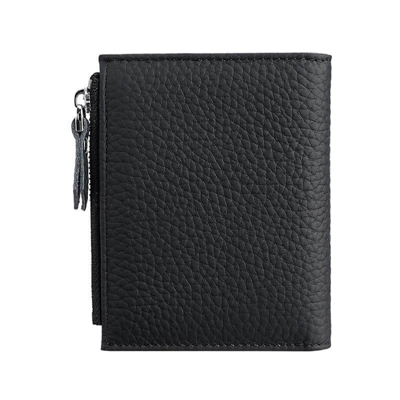 (Cross-border trading), wallet, leather shoulder bag with zipper, genuine leather, cowhide, anti-theft 4
