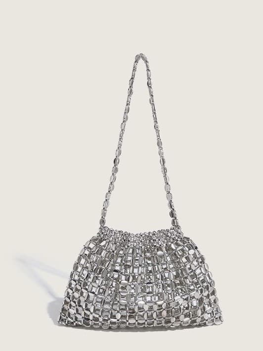 Retro shiny shoulder bag, one-shoulder bag 2