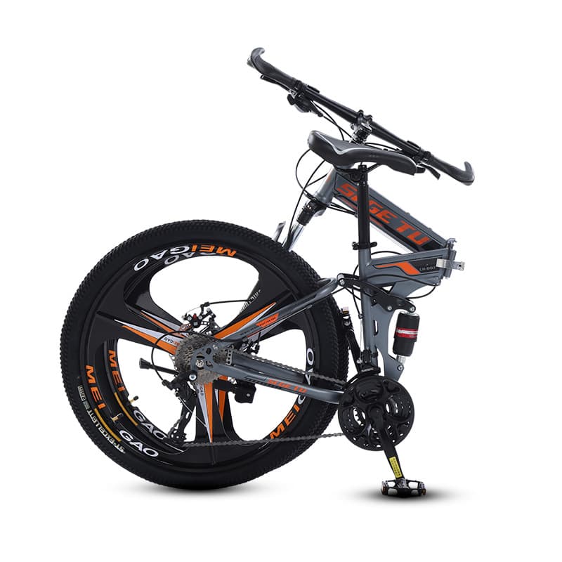 (Cross-border trading), folding mountain handheld bike with brake system for cycling for students 2