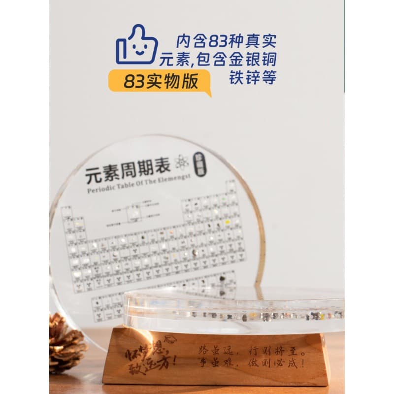 [Collected Edition] Periodic Table of Chemical Elements Ornaments Creative Birthday Gift for Junior High School Girls and Boys 5