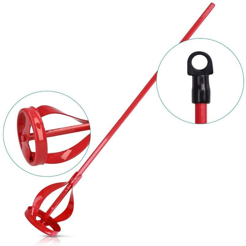 Mixing stick, paint, electric drill, epoxy resin 2