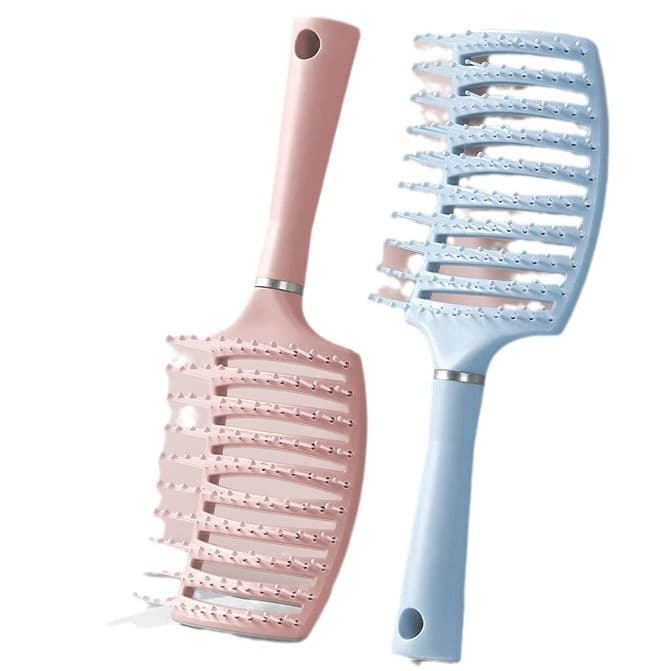Household ribs ladies fluffy hair styling combing long hair curls, hair, massage curved big curved hair comb 5
