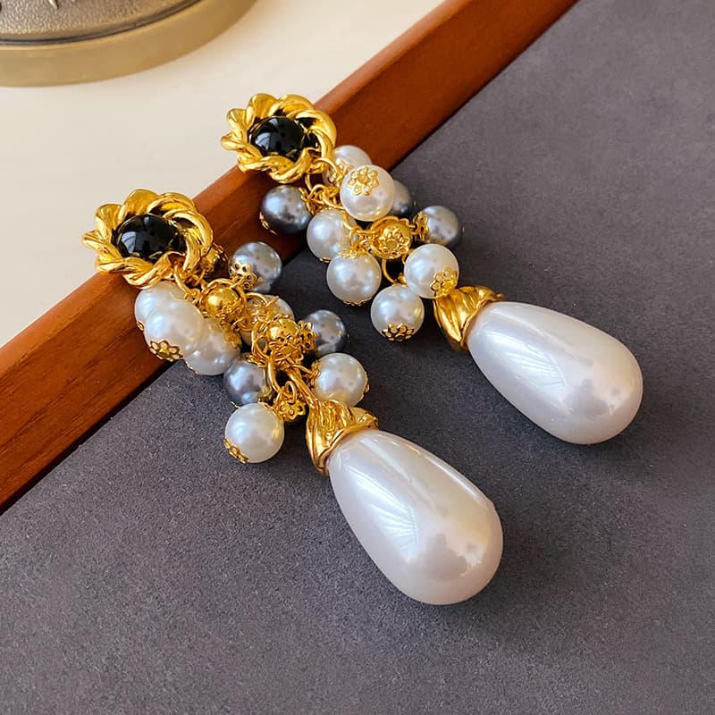 (Wholesale), retro elegant trend earrings, fashionable jewelry, (Physicals) 2