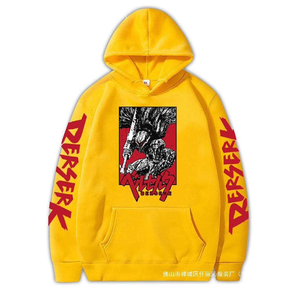 [Japanese Anime Hoodie Fashion Hoodies Retro Manga Berserk Lo] 5