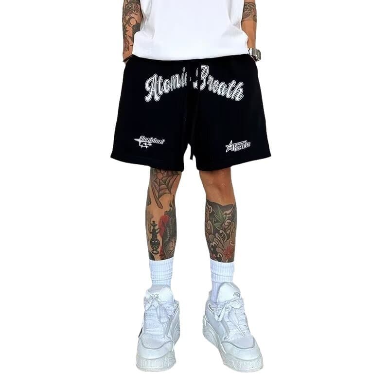 Tide, summer sports brand shorts, beach casual trousers, loose fit 5