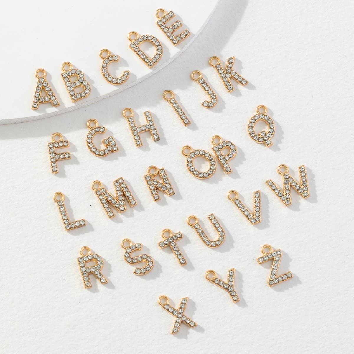 Accessory, fashionable accessories, pendant with letters, necklace, keychain, simple and elegant design 1