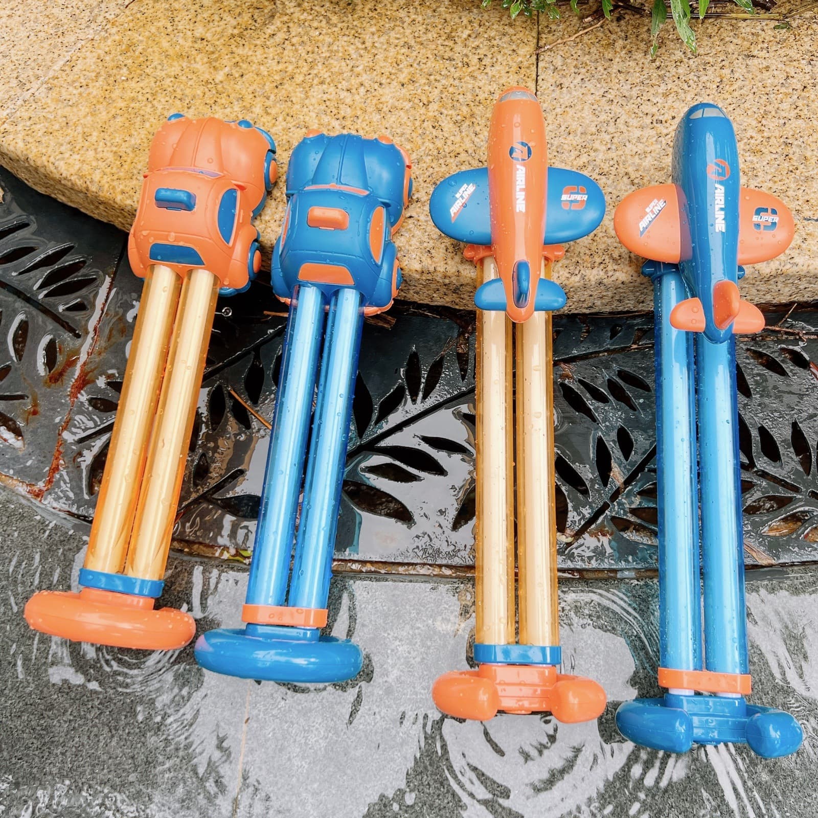 Cartoon capacious water gun, swimming pool play in water, toy 7