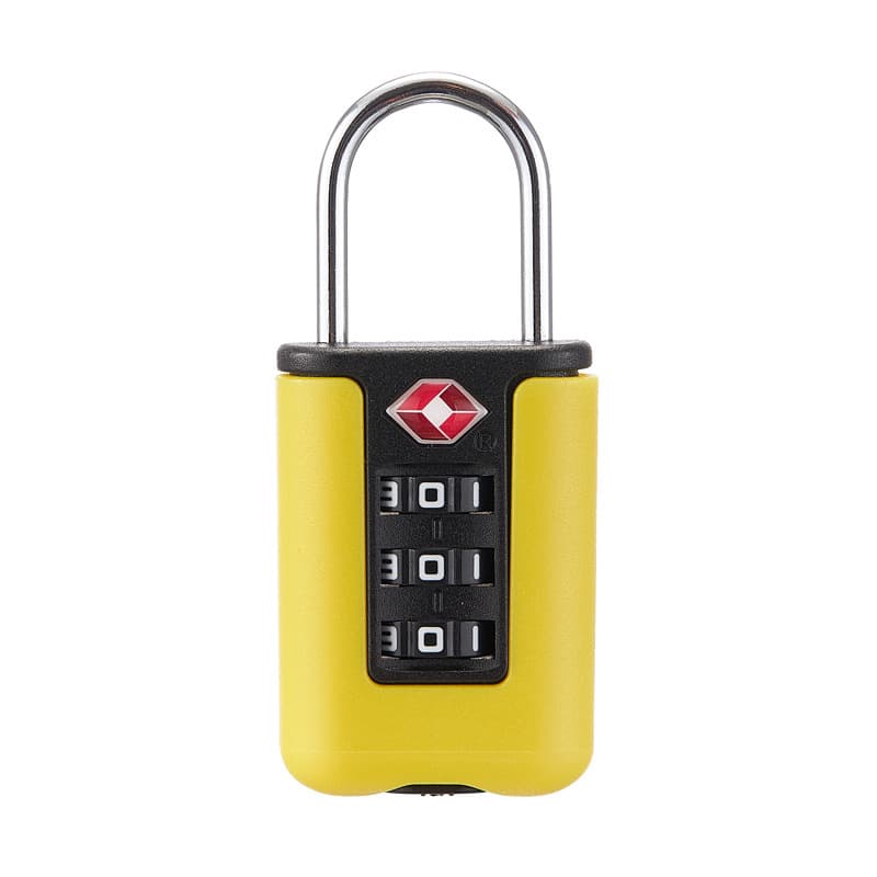 New cross-border customs lock travel bag lock mini color block bag password padlock TSA336 customs password lock 3