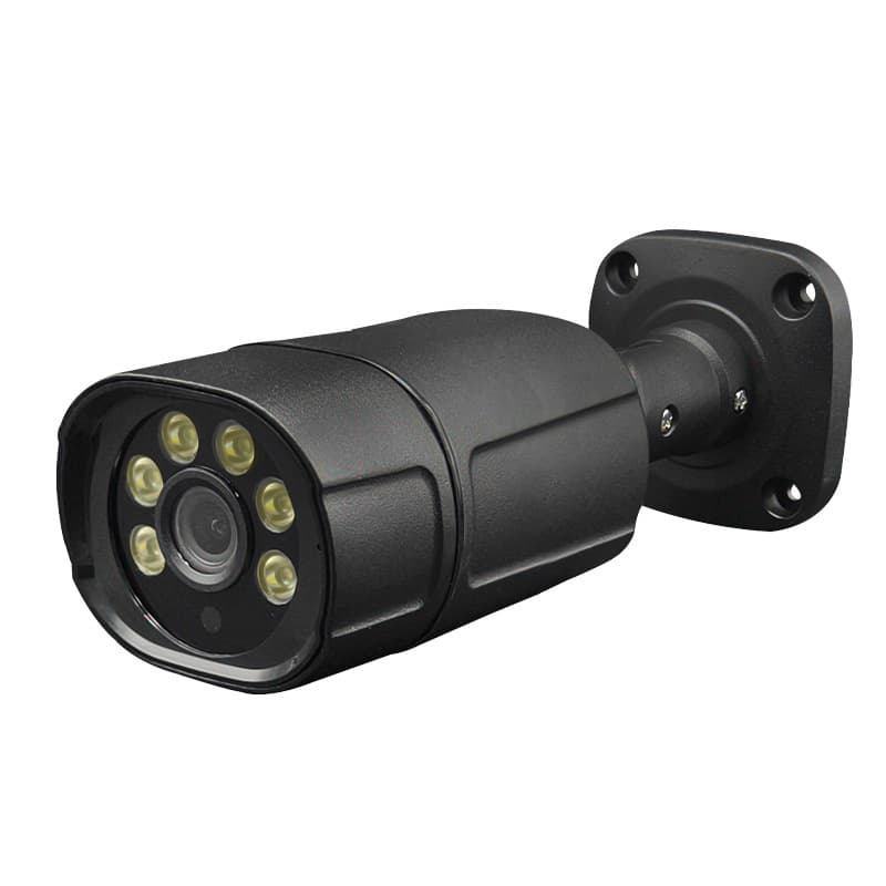 Cctv wired outdoor black bullet POE camera 5 million 8 million 4K webcam 8mp 5