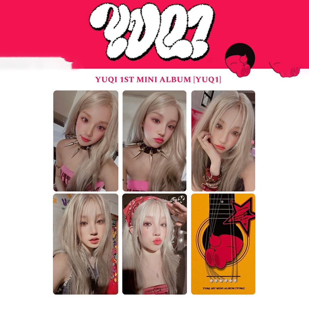 [宋雨琦YUQI 1st Mini Album YUQ1专辑周边小卡 K4特典小卡EVENT] 6