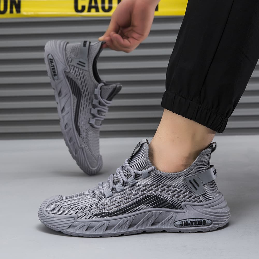 Men's shoes summer and autumn mesh sports shoes men's new breathable non-stinky feet sports shoes casual shoes outdoor shoes cross-border 4