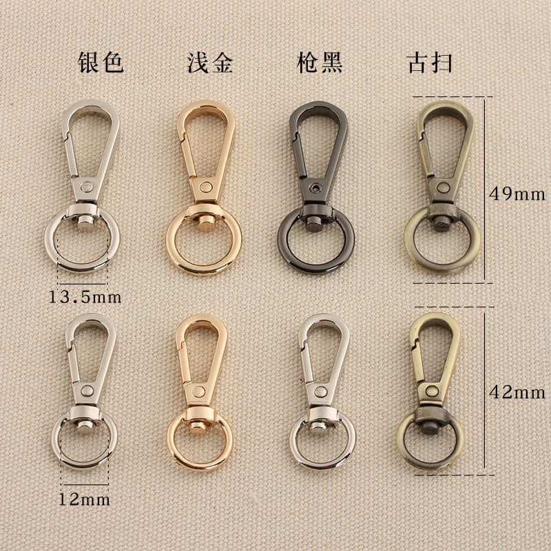 Handbag accessory Bag Hardware Hook buckle alloy backpack handmade DIY leather accessories handbag buckle 4709 2