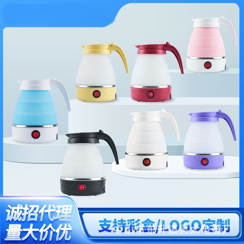 Handheld teapot for traveling, small multifunctional silicone thermos 2