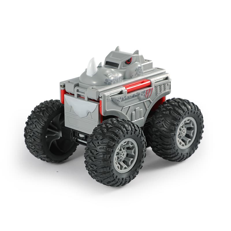 Double-sided transformer, SUV, dinosaur, inertia toy car for boys, inertial machine 5