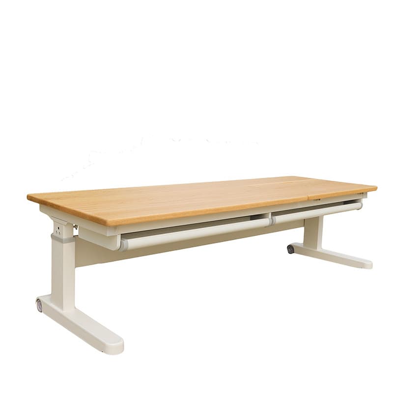 Can be lifted in solid wood children's learning desk, home work, writing table, 6-12 years old school student desk children's computer desk 5