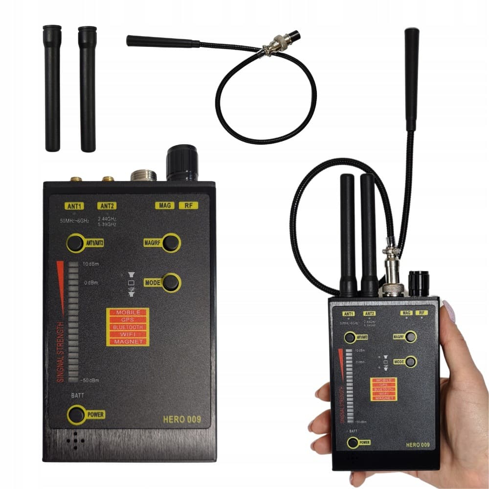 Hero 009 Anti-Spy Camera - Signal Detection & GPS Tracker Blocker 1