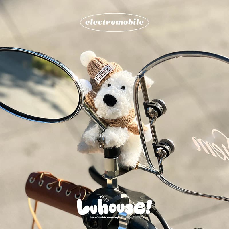 Cute decorative accessory, electric car, detachable bike, creative pendant 6