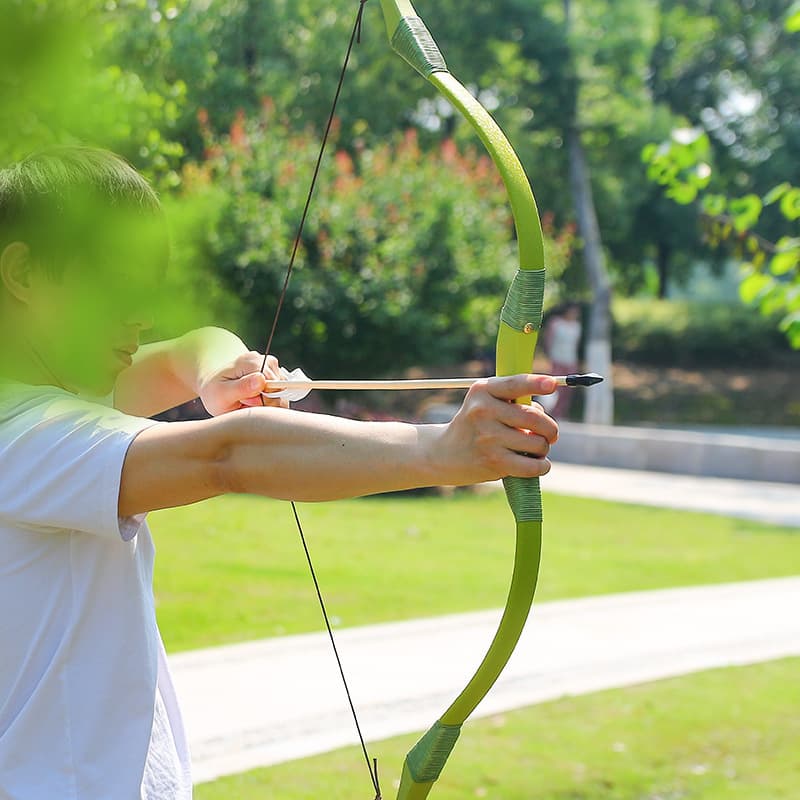 (Wholesale), wooden realistic bow and arrows, weapon, direct factory sales 3