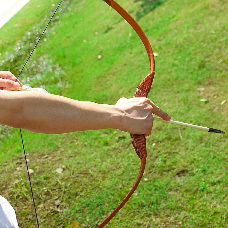(Wholesale), wooden realistic bow and arrows, weapon, direct factory sales 4