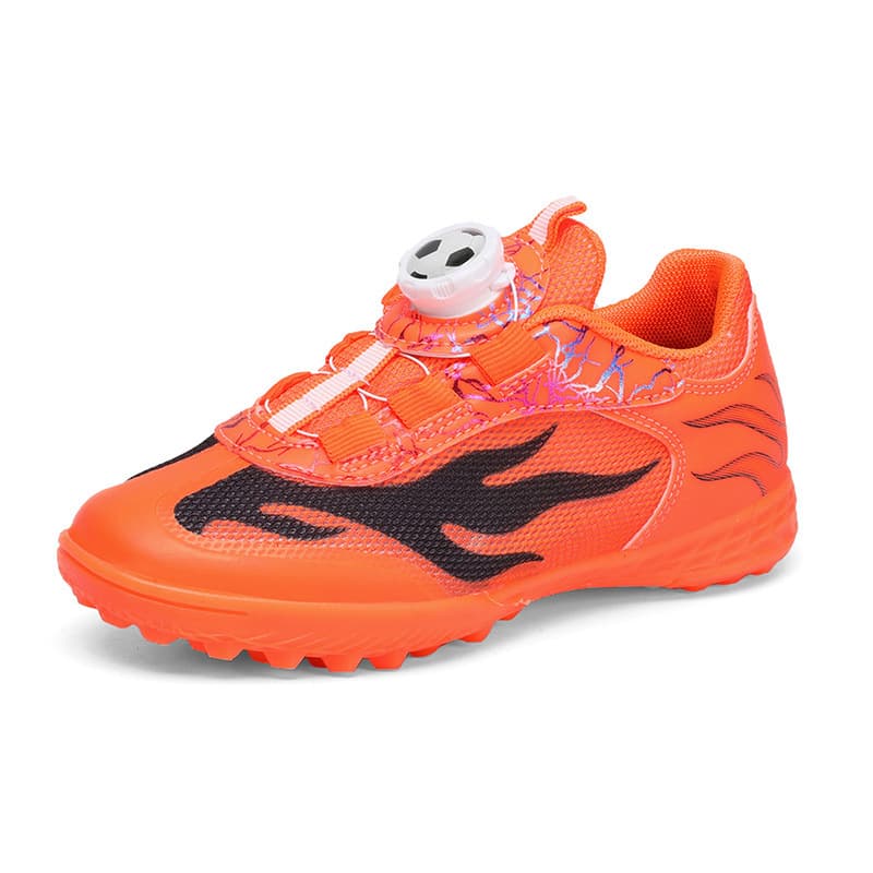 Fashionable mesh children's boots, breathable shoes for students, football sneakers for men and women, with spikes 5