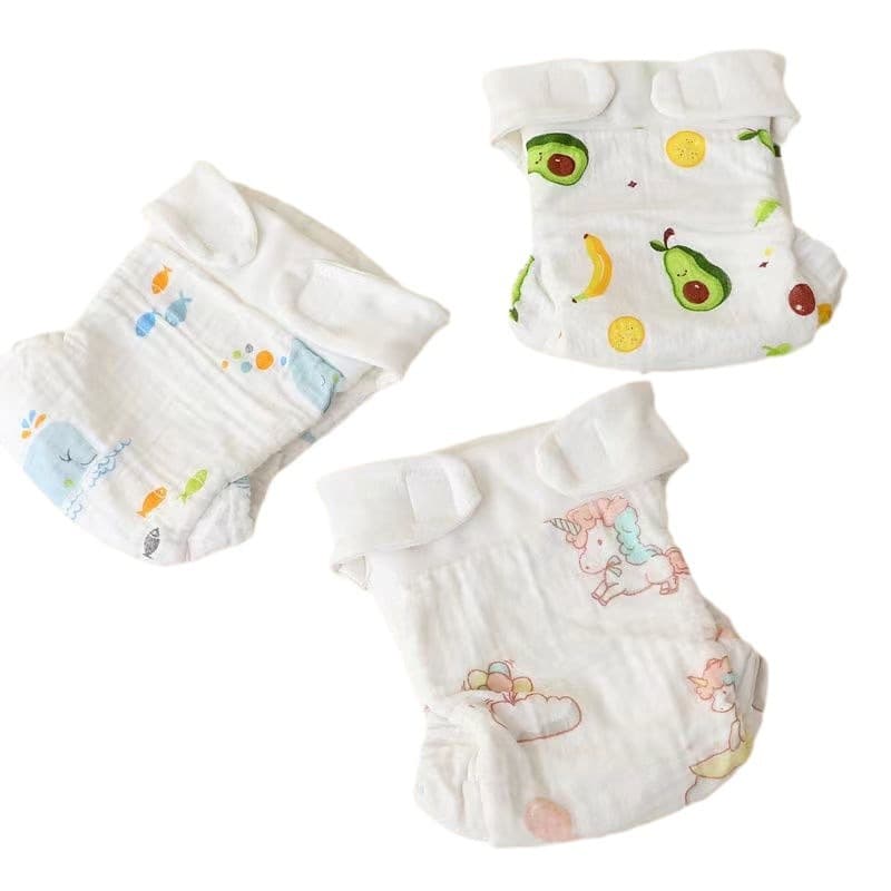 Gauze diaper, breathable children's trousers, washable 5