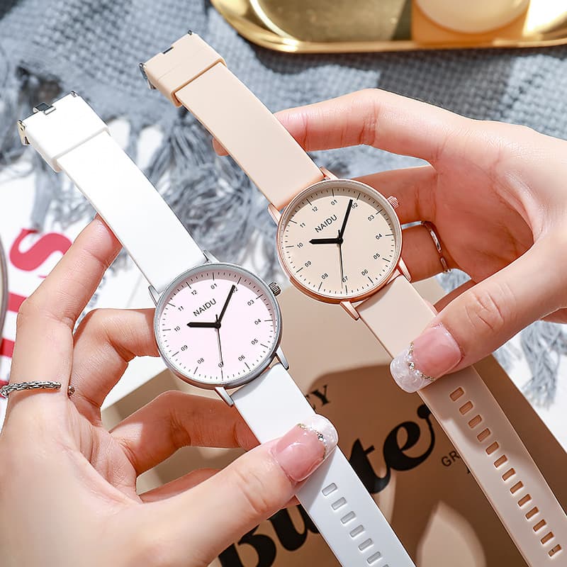 Universal fashionable swiss watch for men and women, silicone waterproof men's watch, Korean style 4