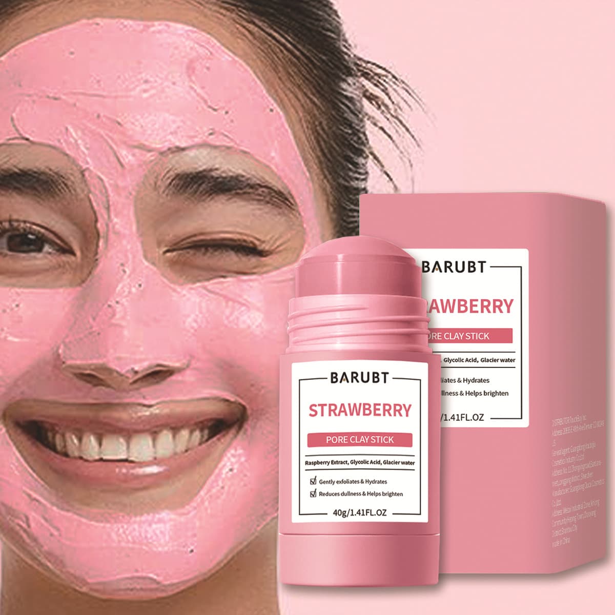 (Cross-border trading), revitalizing medical soft face mask for face with bitter wormwood from black spots, deep cleansing, easy application 2