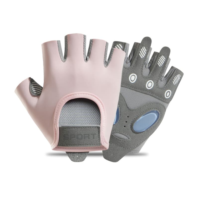 Sports gloves, set for yoga, non-slip silk breathable wear-resistant men's soft heel for gym, fingerless 5