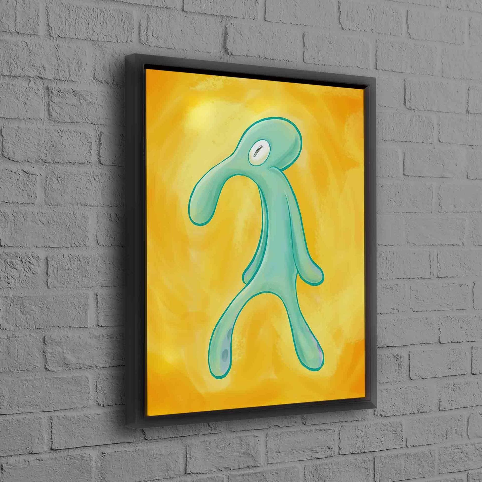 Wall canvas painting, poster, octopus 3
