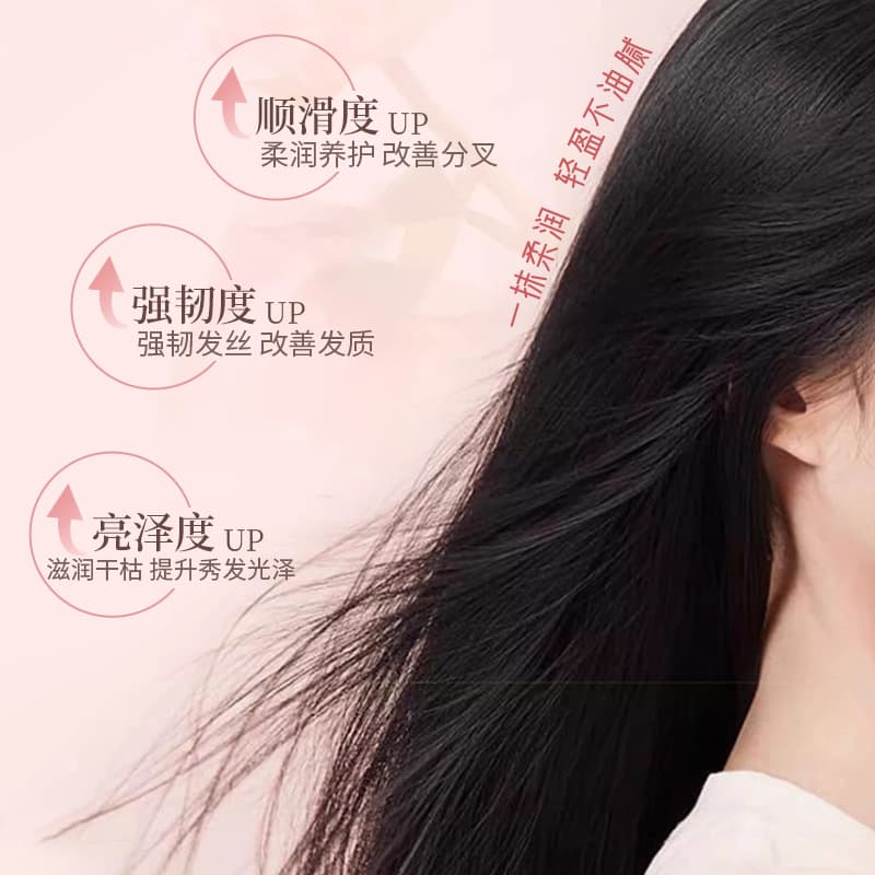 Perfumed Hair Oil with Rose Extract - Conditioner for Curly Hair, Smoothing & Strengthening Treatment 3