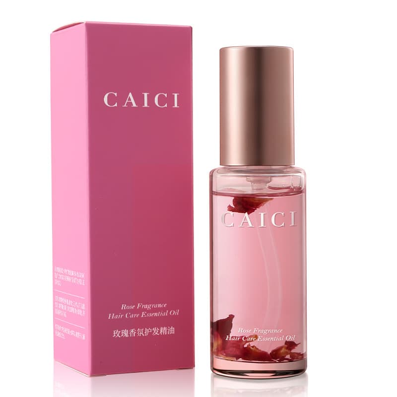 Perfumed Hair Oil with Rose Extract - Conditioner for Curly Hair, Smoothing & Strengthening Treatment 5